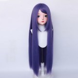 Versatile Thickened Hair Volume Purple Cosplay Wigs 100cm