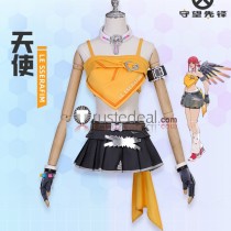 Overwatch 2 LE SSERAFIM Collaboration Mercy Cosplay Costume
