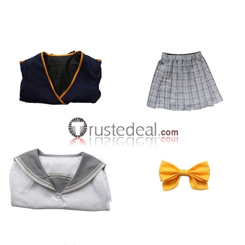 Sabbat of the Witch Ayachi Nene School Uniform Dark Blue Cosplay Costume
