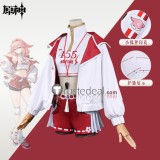 Genshin Impact Mizone Collaboration Yae Miko Sports Cosplay Costume