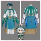 Made in Abyss Prushka Green Blue Cosplay Costume 2