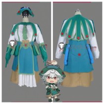 Made in Abyss Prushka Green Blue Cosplay Costume 2