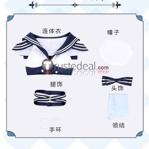 Sono Bisque Doll wa Koi wo Suru My Dress Up Darling Marin Kitagawa Summer Sailor Racing Swimming Maid Cosplay Costumes