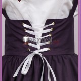 Mahou Shoujo ni Akogarete Gushing Over Magical Girls Hiiragi Utena Araga Kiwi Maid Purple Green Cosplay Costume