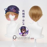 Identity V Team BLK GANJI Aesop Carl TRACY Black Grey Golden Cosplay Wigs