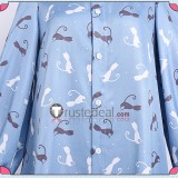 Sabbat of the Witch Ayachi Nene Pajama Blue Cosplay Costume