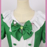 Mahou Shoujo ni Akogarete Gushing Over Magical Girls Hiiragi Utena Araga Kiwi Maid Purple Green Cosplay Costume