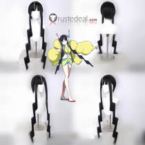 Black 2 and White 2 Elesa Black Purple Blue Styled Cosplay Wig