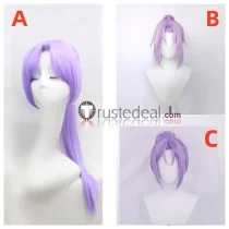 That Time I Got Reincarnated as a Slime Shion Purple Ponytail Styled Cosplay Wig