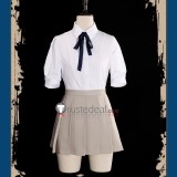The Hundred Line Last Defense Academy Nozomi Kirifuji Daily Set Purple Cosplay Costume