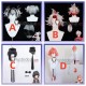 Wuthering Waves Camellya Scar Protagonist Female Rover Changli‌ Grey Black Pink Cosplay Wig