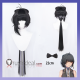 Wuthering Waves Camellya Scar Protagonist Female Rover Changli‌ Grey Black Pink Cosplay Wig