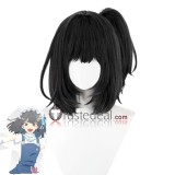 Link Click MOD PV MV Welcome Qiao Ling Black Ponytail Cosplay Wig