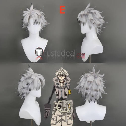 Gachiakuta Rudo Surebrec Zanka Nijiku Blonde Silver Black Gray Styled Cosplay Wig