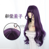 Kaoru Hana wa Rin to Saku Kaoruko Waguri Purple Cosplay Wigs