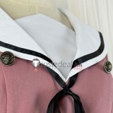 Kaoru Hana wa Rin to Saku Kaoruko Waguri School Uniform Pink Cosplay Costume