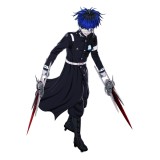The Hundred Line Last Defense Academy Yugamu Omokage Battle Uniform Black Combat Cosplay Costume