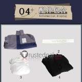 The Hundred Line Last Defense Academy Takumi Sumino Daily Set Grey Blue Cosplay Costume