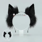 Anime Game Fox Brown Black White Blue Pink Red Purple Fluffy Tail Ears Cosplay Props Accessory