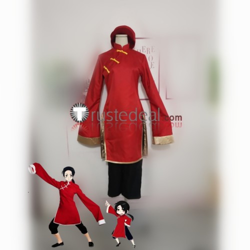 Hetalia: Axis Powers China Wang Yao Red Cosplay Costume
