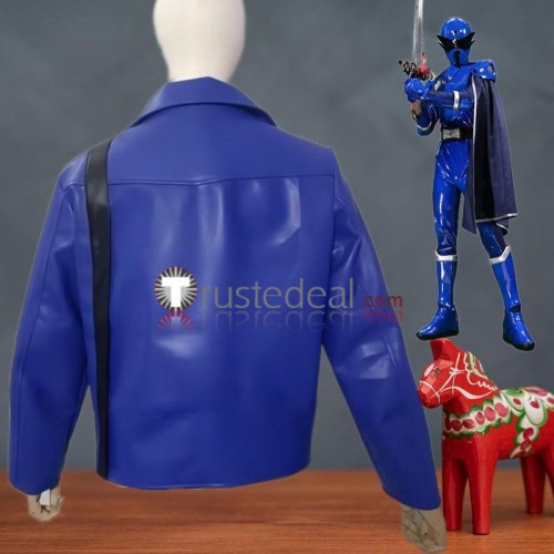 Ohsama Sentai King-Ohger Yanma Gast Blue Coat Jacket Cosplay Costume