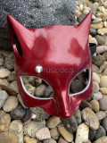Persona5 Ann Takamaki Blonde Styled Wig Red Mask Cosplay Props Accessory