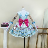 Aikatsu Universe Aikatsu Akari Ozora The Little Idol Wedding Blue Cosplay Costume