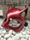 Persona5 Ann Takamaki Blonde Styled Wig Red Mask Cosplay Props Accessory