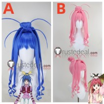 Hunter x Hunter Neon Nostrade Blue Pink Styled Cosplay Wig