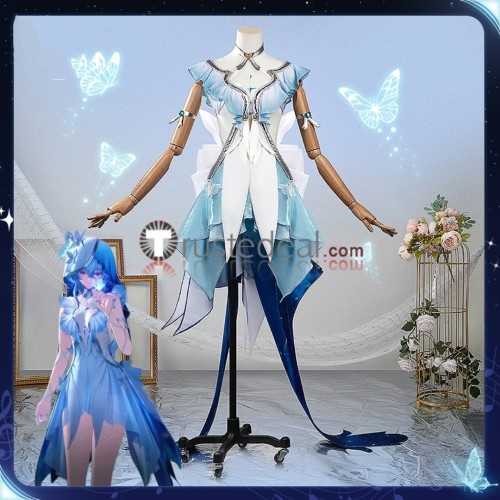 Wuthering Waves Black Shores Keeper The Shorekeeper Blue Cosplay Costume