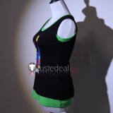 Persona 5 Dancing in Starlight Futaba Sakura Summer Shirt Black Cosplay Costume