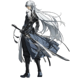 Wuthering Waves Calcharo Black Cosplay Costume