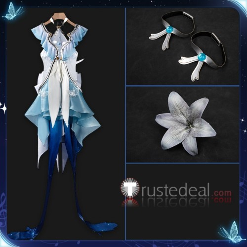 Wuthering Waves Black Shores Keeper The Shorekeeper Blue Cosplay Costume