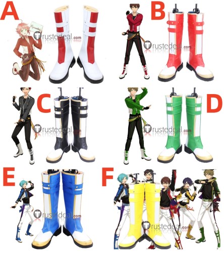 Ensemble Stars Ryuseitai Chiaki Morisawa Tetora Nagumo Kanata Shinkai Midori Takamine Shinobu Sengoku Cosplay Shoes Boots