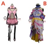 Vocaloid Miku Hatsune Heart Hunter Demon Project Sekai Luka WxS Pink Cosplay Costume