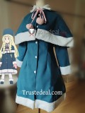 Commission Pokemon Sun and Moon Lillie Winter Blue Cosplay Costume