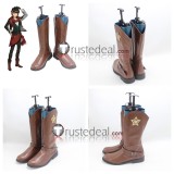 Ensemble Stars MaM Madara Mikejima Brown Black White Cosplay Shoes Boots