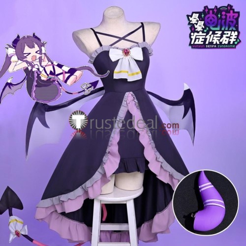 Yunyun Syndrome Rhythm Psychosis Little Devil Purple Cosplay Costume