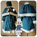 Commission Pokemon Sun and Moon Lillie Winter Blue Cosplay Costume