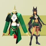 Uma Musume Pretty Derby The Decisive Symboli Kris S Gran Alegria Green Black Cosplay Costumes