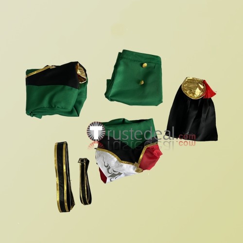Uma Musume Pretty Derby The Decisive Symboli Kris S Gran Alegria Green Black Cosplay Costumes