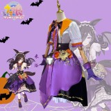 Umamusume Pretty Derby Rice Shower Halloween Purple Cosplay Costume
