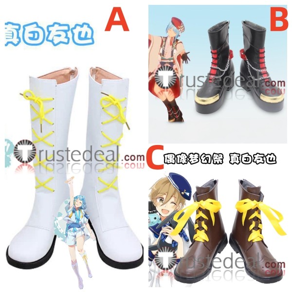 Ensemble Stars Rabits Tomoya Mashiro Mitsuru Tenma Hajime Shino Nazuna Nito Cosplay Shoes Boots