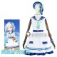 Vtuber Virtual YouTuber Ars Almal White Uniform Cosplay Costume