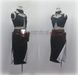 Vocaloid Miku Black Kaito Female White Set Cosplay Costumes