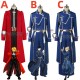 Full Metal Alchemist Edward Elric Roy Mustang Riza Hawkeye Red Blue Military Cosplay Costume