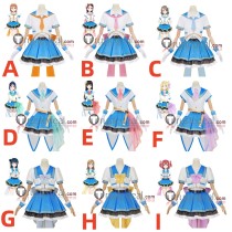 Love Live Sunshine Aqours SIF2 Chika Dia Riko Kanan Ruby Yoshiko You Mari Hanamaru Cosplay Costumes