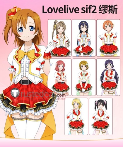 Love Live! School Idol Project SIF Muse Honoka Kousaka Kotori Minami Umi Sonoda Eli Ayase  Nozomi Tojo Maki Nishikino Rin Hoshizora Hanayo Koizumi Nico Yazawa Cosplay Costumes