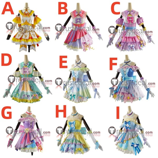 Love Live! School Idol Project Honoka Kousaka Maki Nishikino Nico Yazawa Hanayo Koizumi Kotori Minami Umi Sonoda Nozomi Tojo Rin Hoshizora Eli Ayase Cosplay Costumes