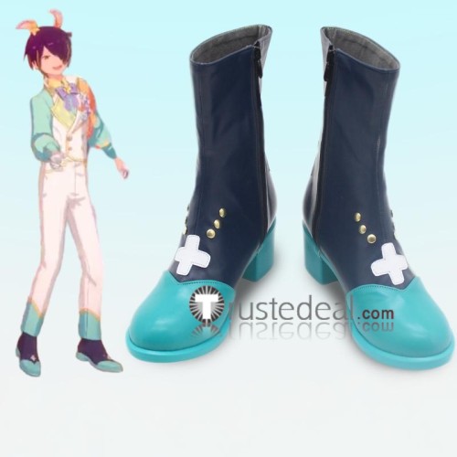 Ensemble Stars Easter Puffy Bunny Fine Wataru Hibiki 2wink Hinata Aoi ALKALOID Hiiro Amagi Ryuseitai Shinobu Sengoku Valkyrie Mika Kagehira Cosplay Shoes Boots